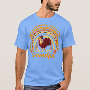 Camiseta My Favorite Turkeys Call Me Grandpa Thanksgiving T