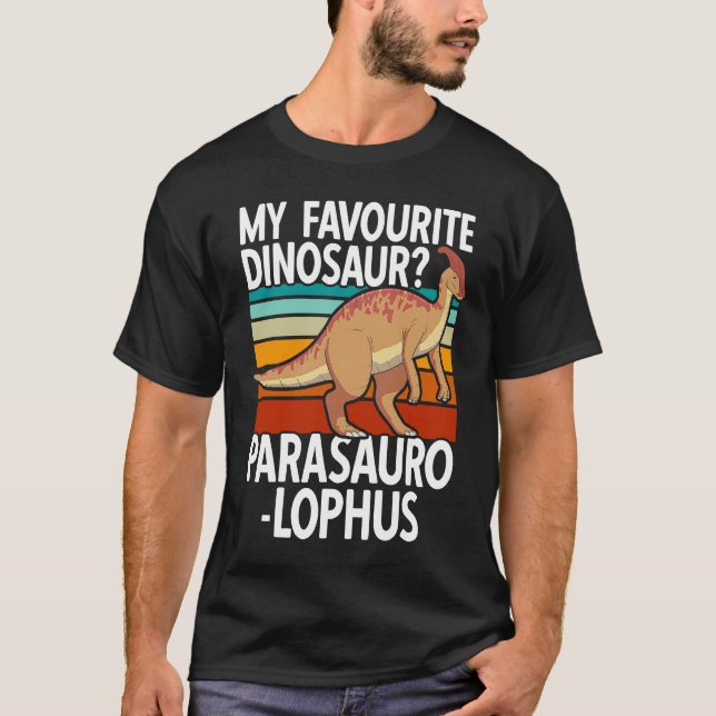Camiseta My favourite dinosaur Parasaurolophus (Anverso)