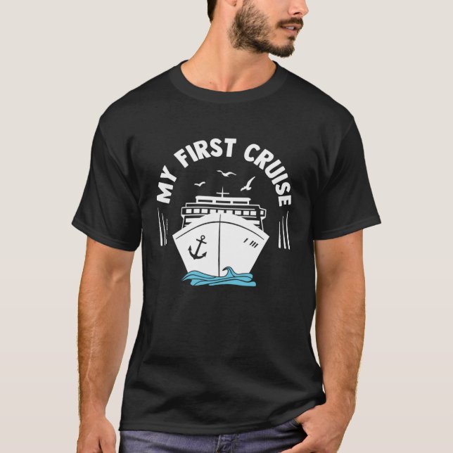 Camiseta My First Cruise Cruising Trip Party Vacation (Anverso)