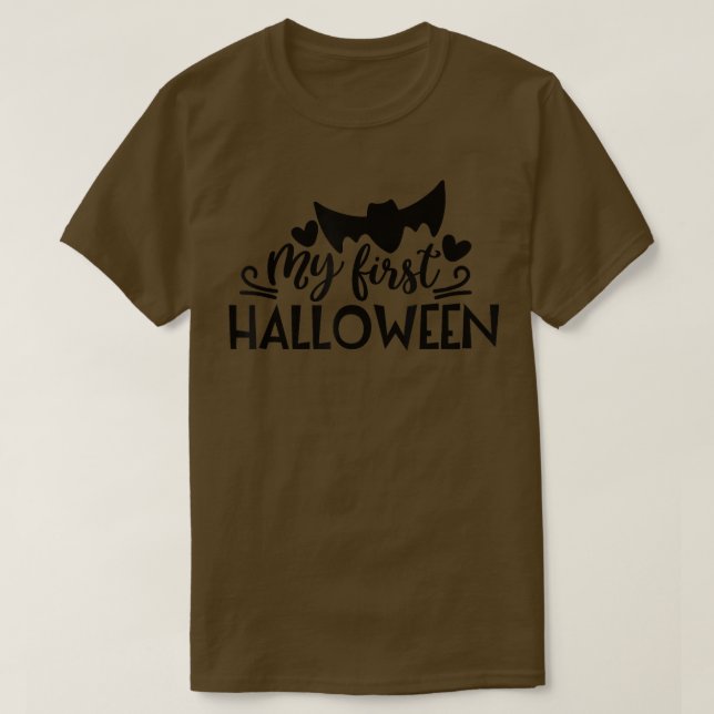 Camiseta My First Halloween  Funny Halloween  (Diseño del anverso)