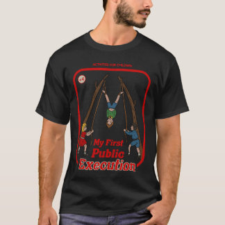 Camiseta My First Public Eecution Vintage Childgame Horror 