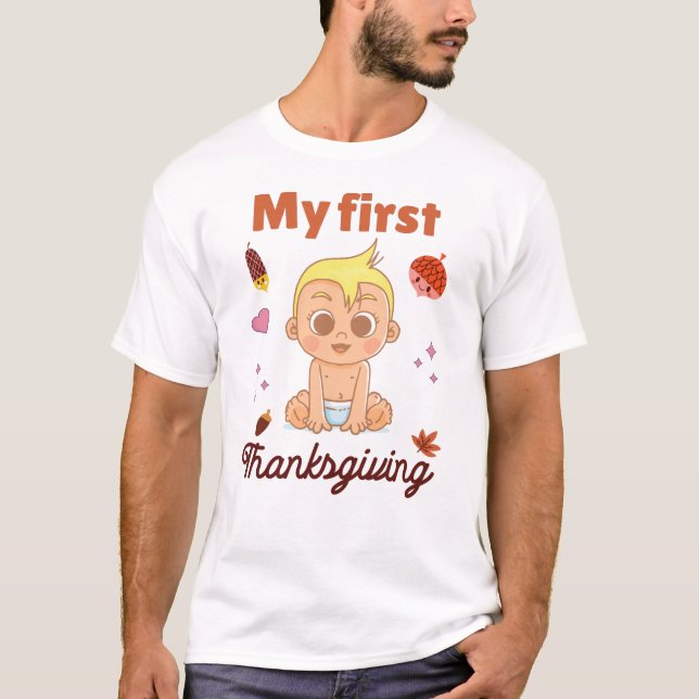 Camiseta My first Thanksgiving (Anverso)