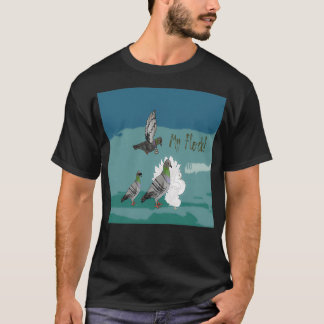 Camiseta My Flock Pigeon Flock