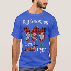 Camiseta My Gnomies Love Christmas Funny Three Gnomes