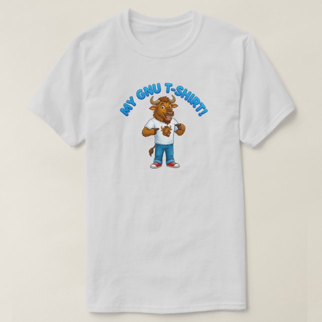 Camiseta My Gnu t-Shirt (Diseño del anverso)