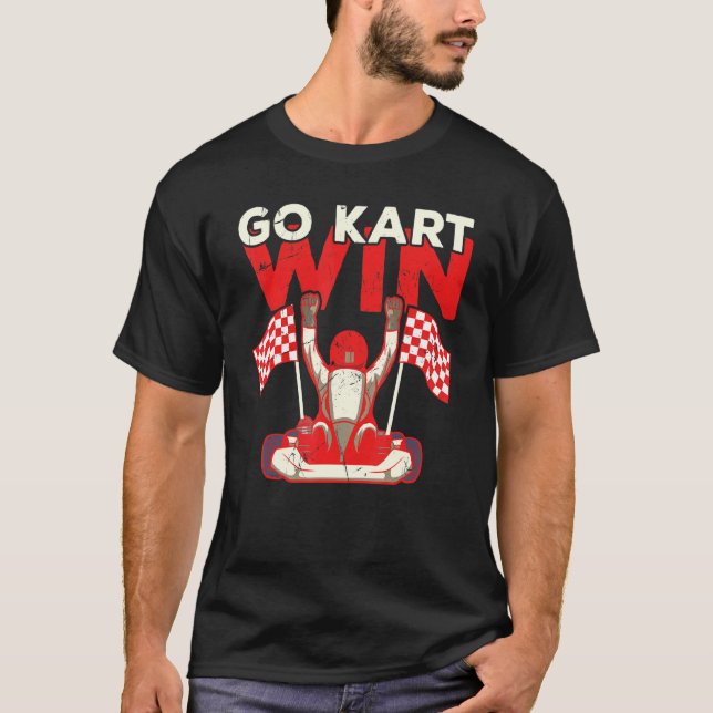 Camiseta My Go Kart Va Más Rápido Que Tu Kart De Coche (Anverso)