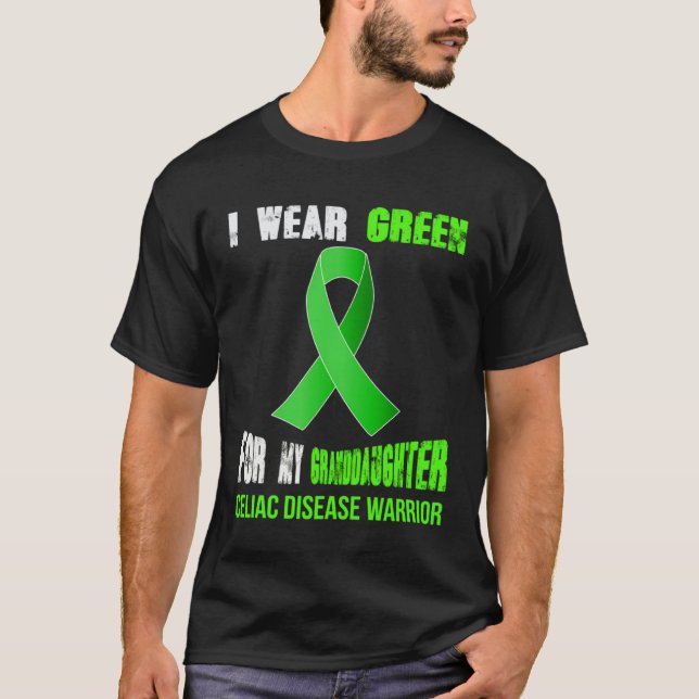 CAMISETA MY GRANDDAUGHTER  MY CELIAC DISEASE WARRIOR (Anverso)