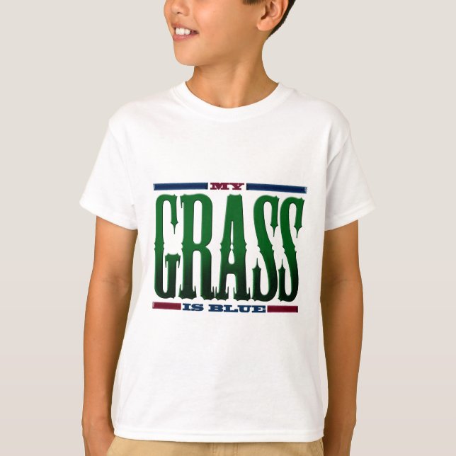 Camiseta "My Grass Is Blue" (Anverso)