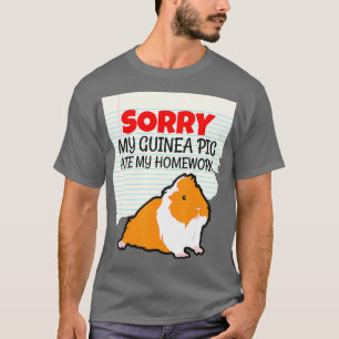 Camiseta My Guinea Pig Ate My Homework Kids, Teacher School