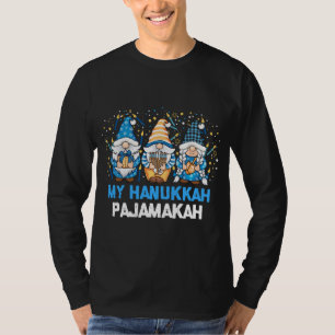 Camiseta My Hanukkah Pajamakah Gnomes Channukah Jewish Gnom