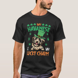 Camiseta My Havanese es mi afortunado encanto irlandés St P