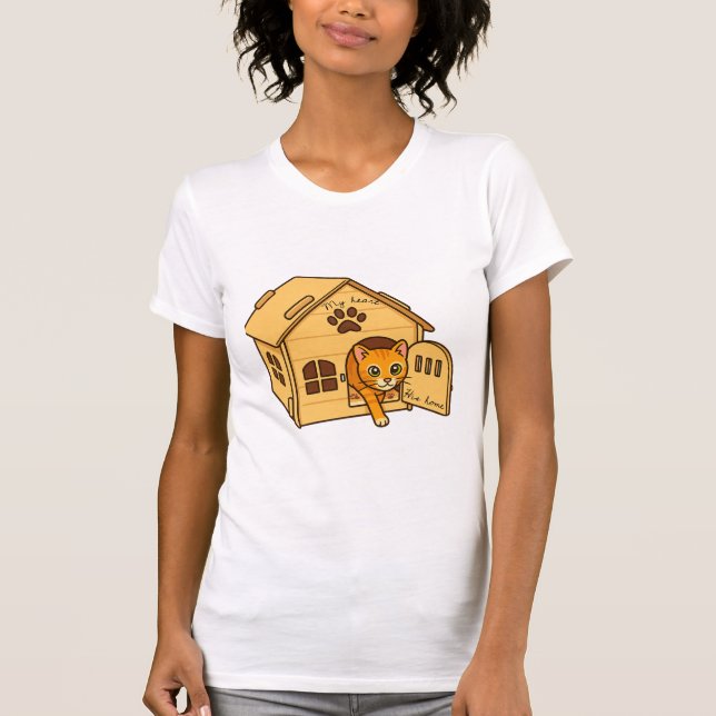 Camiseta My heart, his home (Anverso)