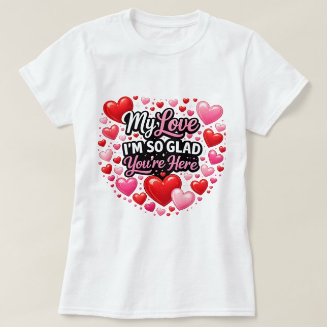 Camiseta My Heart Is Forever Yours Valentine Love T-Shirt (Diseño del anverso)