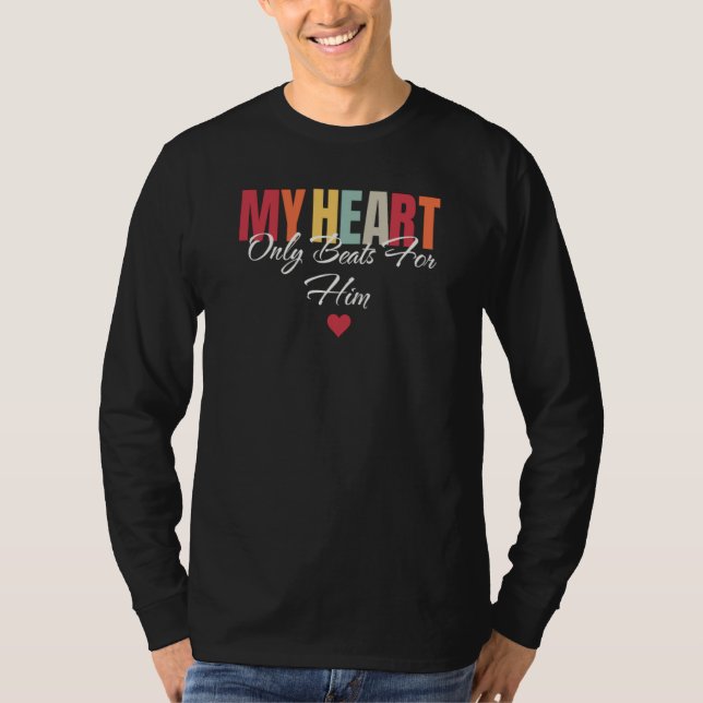 Camiseta My Heart Only Beats For Her  1 (Anverso)
