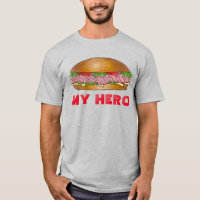 My HERO Submarino Sub Sandwich Grinder Hoagie Tee