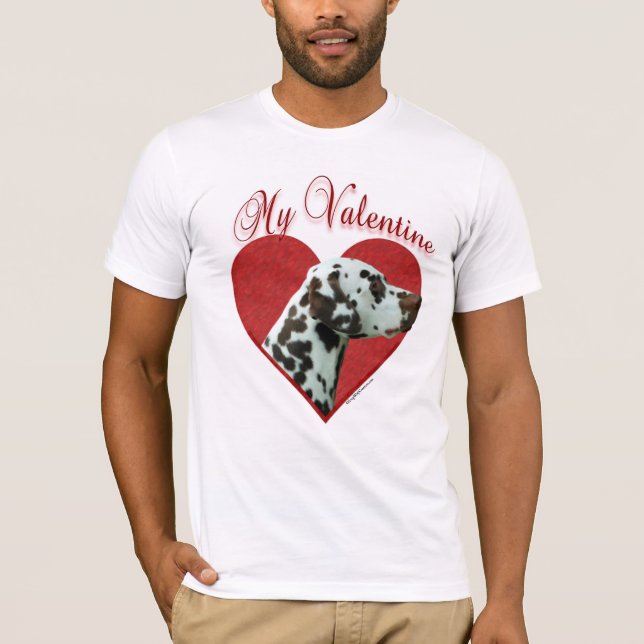 Camiseta My Hver Dalmatian Valentine (Anverso)