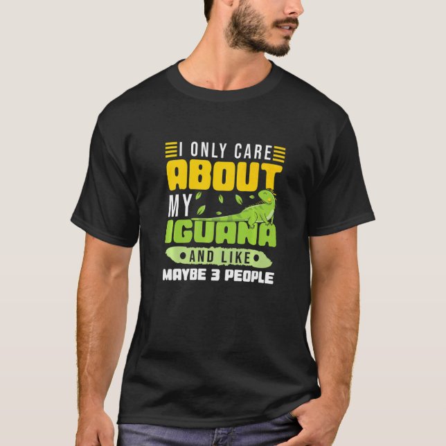 Camiseta My Iguana and like maybe 3 people  Iguana (Anverso)