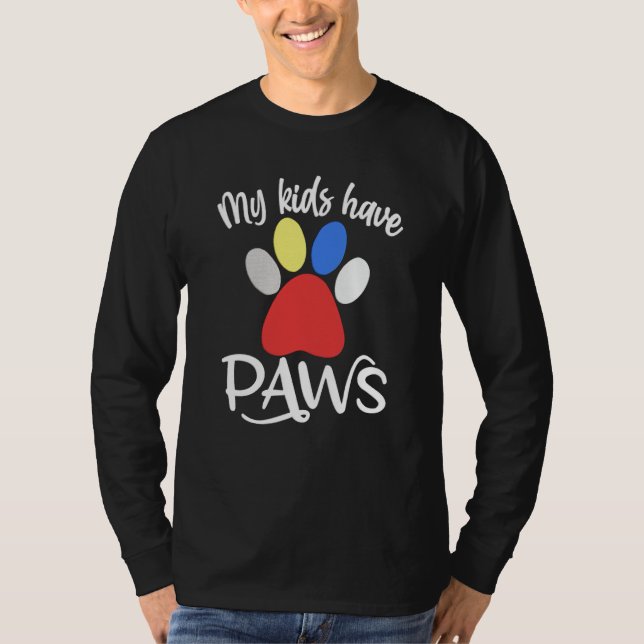 Camiseta My Kids Have Paws (Anverso)