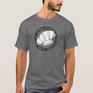 Camiseta My Kitchen My Rules Cita al Chef Gorra Restaurant