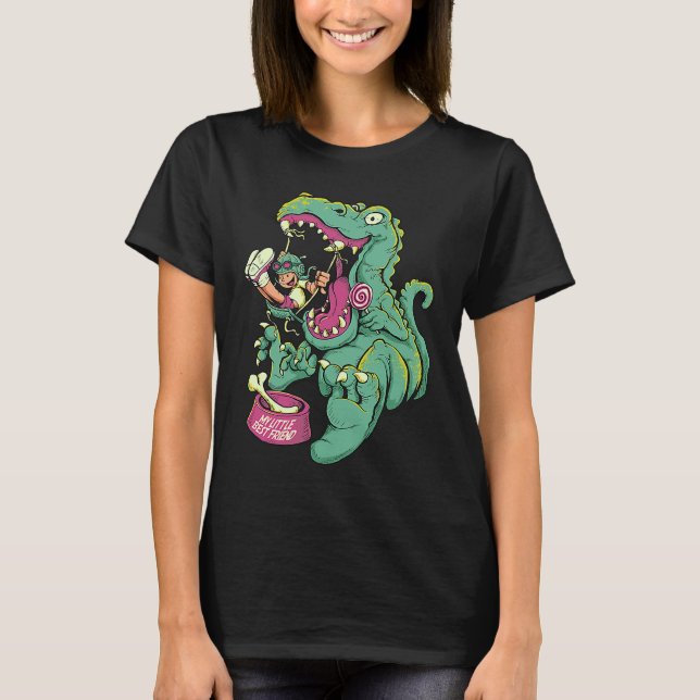 Camiseta My Little Best Friends Dinosaur (Anverso)