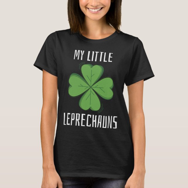 Camiseta My Little Leprechauns Lucky Teacher St Patrick's D (Anverso)
