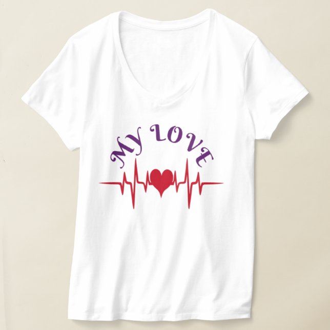 Camiseta My Love – Heartbeat on the Waves (Distribución )