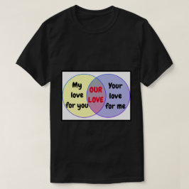 Camiseta My Love Your Love Our Love Couple T-Shirt