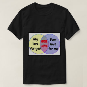 Camiseta My Love Your Love Our Love Couple T-Shirt