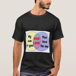 Camiseta My Love Your Love Our Love Couple T-Shirt