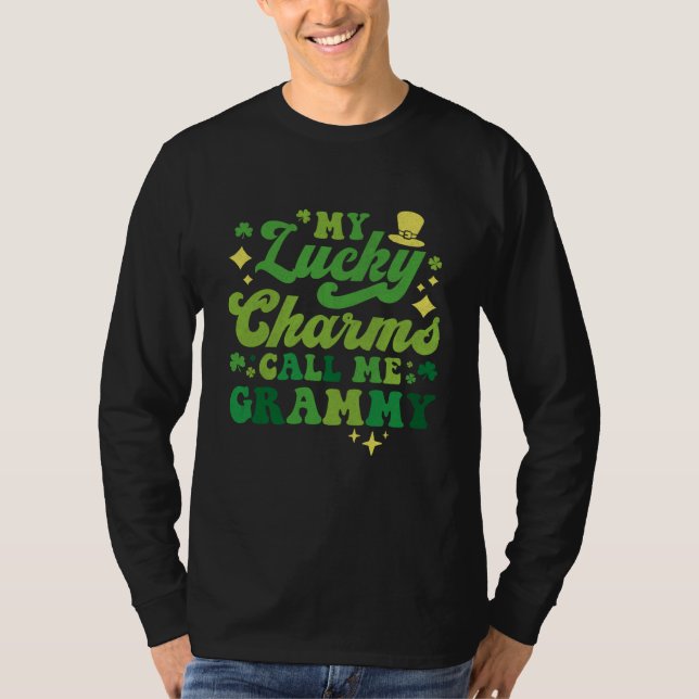 Camiseta My Lucky Charms Call Me Grammy St Patrick's Day Gr (Anverso)