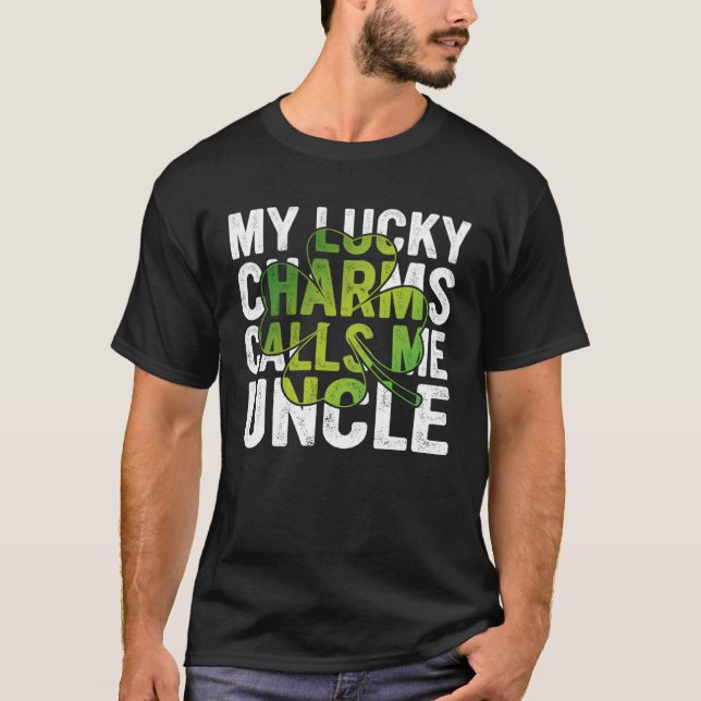 Camiseta My Lucky Charms Call Me Uncle Shamrock C (Anverso)