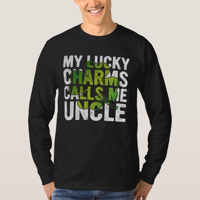 Camiseta My Lucky Charms Call Me Uncle Shamrock C (Anverso)