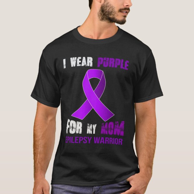 CAMISETA MY MOM  MY EPILEPSY WARRIOR (Anverso)