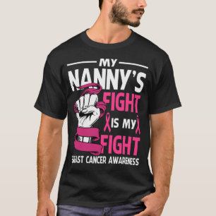 Camiseta My NANNYS Fight Is My Fight Breast Cancer Awarenes
