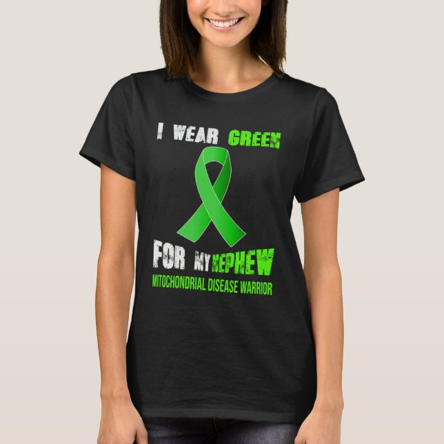 CAMISETA MY NEPHEW  MY MITOCHONDRIAL DISEASE WARRIOR (Anverso)