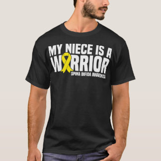 Camiseta My Niece is a Warrior Spina Bifida Awareness