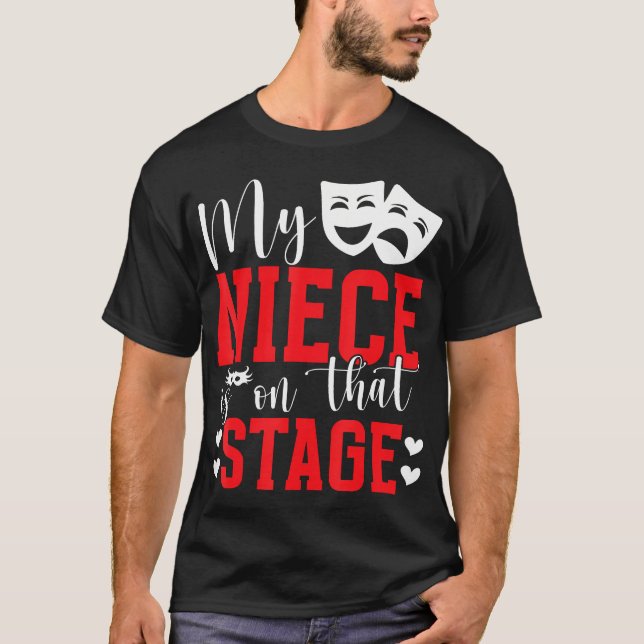 Camiseta My Niece Theatre Aunt Theatre Actress Aunt Theater (Anverso)