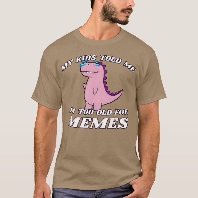 Camiseta My old Me Imoo Old For Memes 80s boy (Anverso)