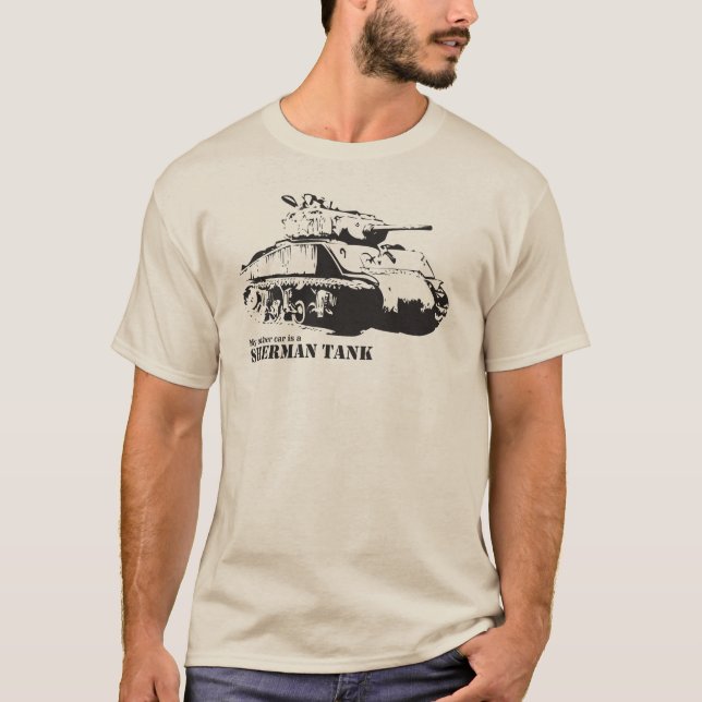 Camiseta My other car is a Sherman Tank T-shirt (Anverso)