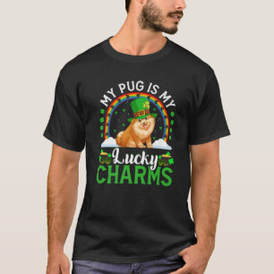Camiseta My Pug Es Mi Afortunado Encanto Funny Pug Dog St.