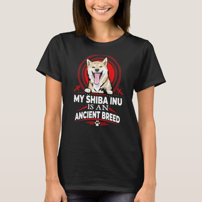 Camiseta My Shiba Inu Es Un Perro De Raza De Perro Antiguo (Anverso)