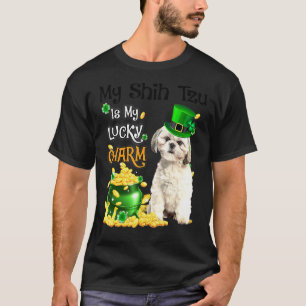 Camiseta My Shih Tzu Es Mi Afortunado Encanto Cute Dog Patr