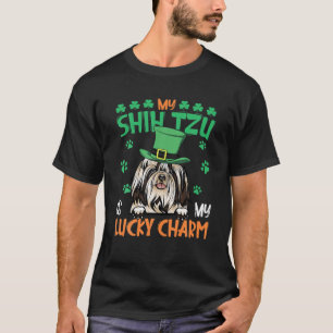 Camiseta My Shih Tzu Es Mi Afortunado Encanto Irlandés St P