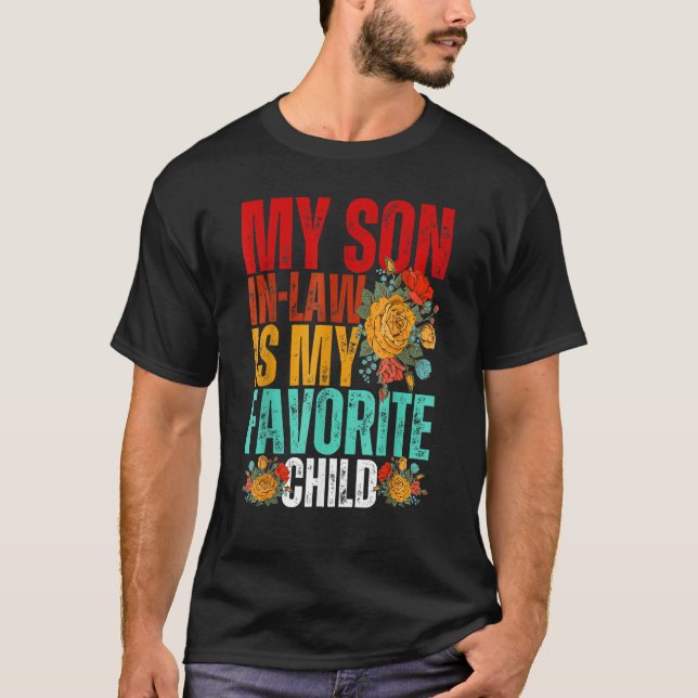 Camiseta My Son In Law Is My Favorite Child Sunflower (Anverso)