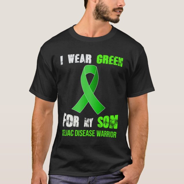 CAMISETA MY SON  MY CELIAC DISEASE WARRIOR (Anverso)