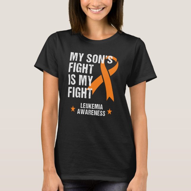 Camiseta My Son's Fight is My Fight Leukemia Awareness (Anverso)