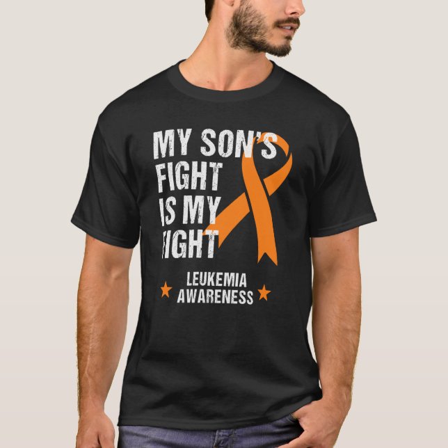 Camiseta My Son's Fight is My Fight Leukemia Awareness (Anverso)