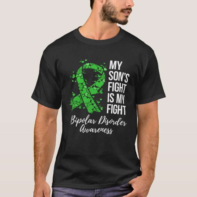 Camiseta My Sonu2019s Fight Is My Fight Bipolar Disorder Aw (Anverso)