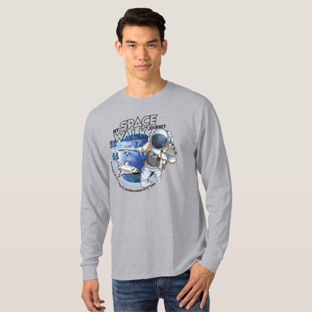 Camiseta My spacewalk Journey | Men Long Sleeve (Anverso completo)