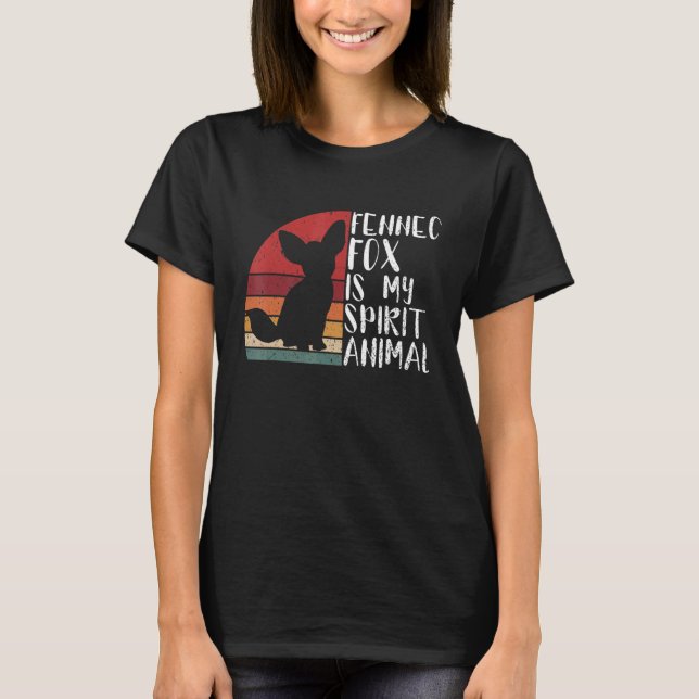 Camiseta My Spirit Animal Is A Fox For Fox Lovers Women Tod (Anverso)
